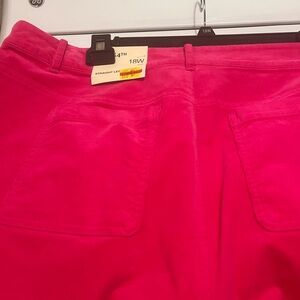 Light corduroy fushia colored pants
